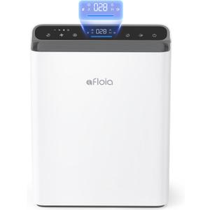 Air Purifier for Home Large Room Bedroom Up to 2000Ft with PM2.5 Display Air Quality Sensor&Smart Auto Mode, 3-Stage Filter Cleaner Odor Eliminator, Remove Pet Dander Pollen Allergy Dust Mold Smoke (White)
