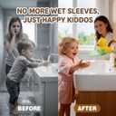 Skyroku Duck-Tastic Faucet Extender for Toddlers Adjust to Kick (See Video) Splash-Proof Sink Extender for Front-Facing Faucets Only BPA-Free for Bathroom