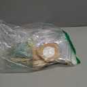 Mauproy 20 Pack Clear Plastic Gift Bags with Handles, Party Favor Bags with Ribbons and Tags, Reusable Goodie Tote Bags for Valentine's Day Wedding Baby Shower (9.8 x 9.8 x 3.5")