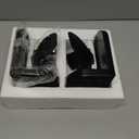 Black Butterfly Book Ends for Shelves, Butterflies Statue Decorative Bookends for Heavy Books, Resin Book Ends with Non-Slip Felt Base for Home Farmhouse Shelves Office Lover Gift