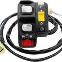 M MATI Left Handlebar Electric Shift Start Stop Headlight Switch for Honda TRX450 TRX450ES TRX450FE 1998-2004 35020-HN0-A11