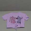 Disney Lilo and Stitch Girls Short Sleeve T-Shirt- Stitch & Angel Girls Tee with Rhinestones Sizes XS
