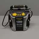 STANLEY J5C09 Portable Power Station Jump Starter 1000 Peak Amp Battery Booster, 120 PSI Air Compressor, USB Port, Battery Clamps