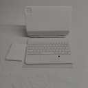 Magic Keyboard Case for iPad Pro 11-inch (M4, 2024), Keyboard Case for iPad Pro 11 with Multi-Touch Trackpad, Floating Cantilever Stand, Backlit Keys - White
