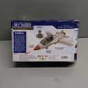 Lollipop United States Air Force Sky Raider Fighter Jet Toy Airplane with Pilot & Missile - Realistic Military Aircraft & Soldier Action Figure - Bomber Plane Model for Kids 3+