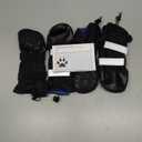 Hipaw Waterproof Dog Boots for Winter Snow Rain,Non-Slip Dog Shoes for Medium to Large Dogs,Extended Cuff Paw Protectors for Outdoor Walking Hiking, M (Insole Wide 2.4") for 44~72lb