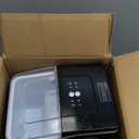 DUMOS Ice Makers Countertop with Handle Ice Machine, Fast in 6 Mins, 26lbs in 24 Hours, Quiet Self-Cleaning, Compact Size Portable for Home, Kitchen, RV, Camping,Modern Black