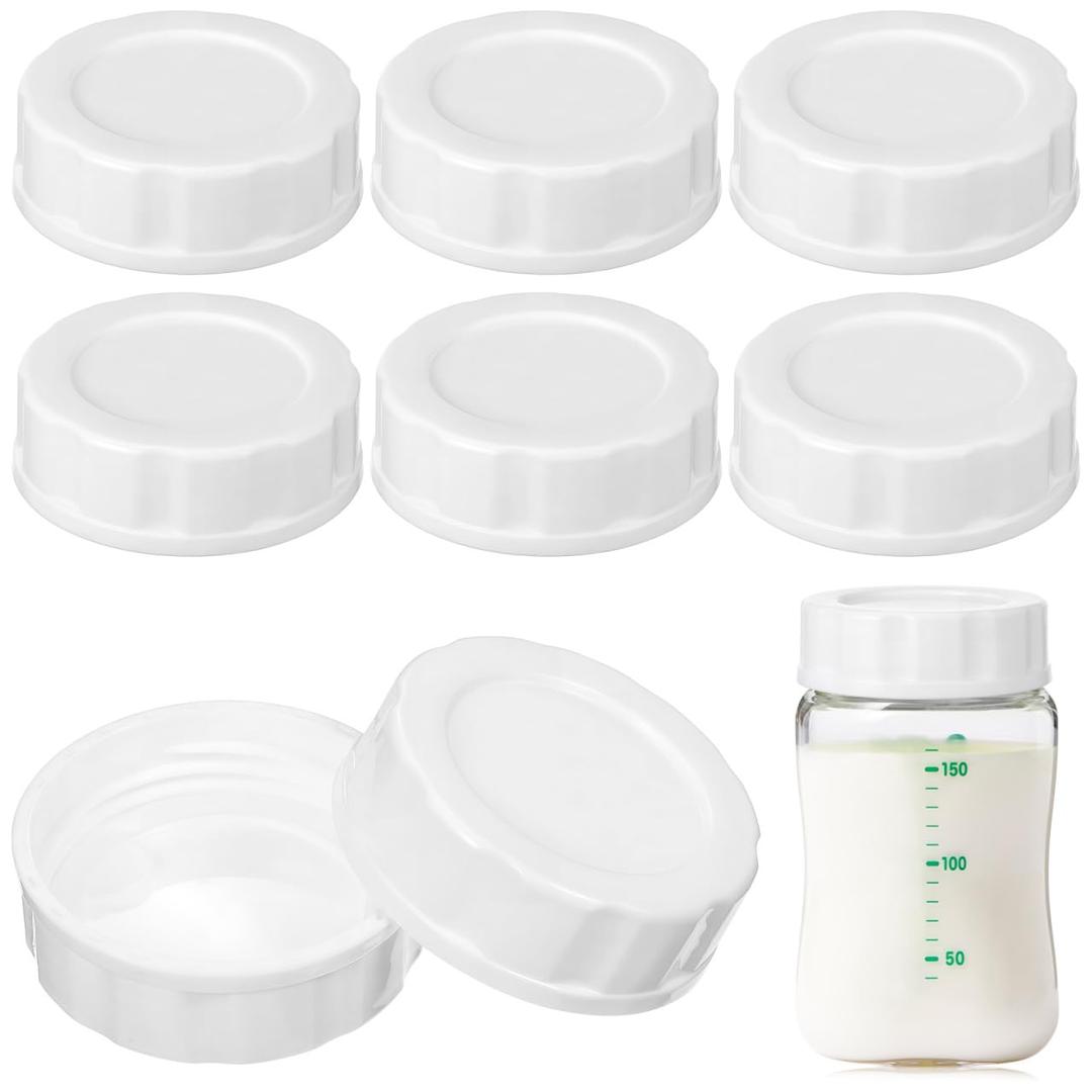 ERINGOGO 8 Pcs Bottle Cap Milk Bottle Replacement Caps Storage Caps Lids Bottle Sealing Discs Essentials Bottle Sealing Caps Milk Bottle Replacement Lids