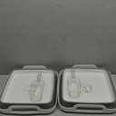 2Pcs Ice Bucket 8.5L Ice Buckets for Parties Collapsible Beverage Tub Large Plastic Drink Buckets Party Portable Foldable Cooler Tub with 2 Scoop for Champagne Beer Sparkling Wine Cocktails