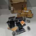 goldenwarm 12 Pack Interior and Exterior Door Hinges, Matte Black Door Hinges 4 inch x 4 inch with 5/8" Radius Corners