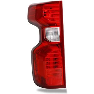 Halogen Tail Light Compatible With 2019-2024 Chevy Silverado 1500 2500HD 3500HD Left Driver Side Replace Part Number 84554656 (Halogen Type)