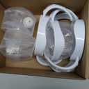 Sippy Cup Conversion Kit Compatible with Philips Avent Natural Baby Bottles, Soft Straw top and Weighted Ball Sippy Cup Transition Kit with Handles, 8m+ Pack of 3