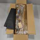 Over The Table Rod Stand with Clamps Adjustable 31"-110'' Length 31"-64" Height Gold Table Balloon Arch Stand with Storage Bag, Metal Decorating Rod Hanging