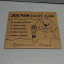 Anti Slip Dog Socks to Prevent Licking Paws - Double Side Dogs Paw Grip Sock for Hardwood Floors, No Twist Puppy Booties Grippy Socks for Small Medium Large Senior Dogs, Dark Grey and Pink, XS (XS(Pack of 4))