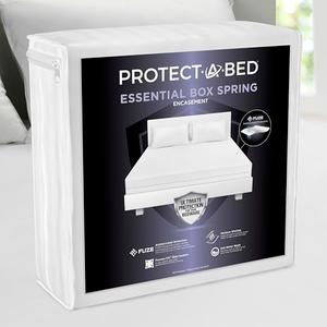 Protect-A-Bed Essential Zippered Boxspring Encasement King, Noiseless Odor-Resistant, Bed Bug and Dust Mite Resistant, 100% Waterproof Top, Machine Washable, Fits 6-11" Boxsprings​