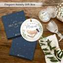 4 x Wedding Gifts for Couples 2025 - The Year We Got Married Ceramic Ornaments, Future Mr and Mrs Gift Ideas 2025, 1st Bridal Shower Ornaments for Bride, Bride to Be, Just Married Presents for Women