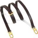 Vachetta Leather Replacement Adjustable Shoulder Strap for L V Handbag Replacement Bag Strap (Coffee Color-width: 0.6 in)