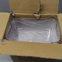 12 Pack Clear Plastic Storage Bins, Pantry Organizers and Storage, Clear Pantry Organizer Bins, Plastic Containers with Handle for Kitchen,Freezer,Cabinet,Closet,Bathroom Under Sink Storage (Medium)