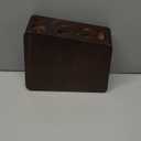 HOSHANHO Magnetic Knife Block 10 x 9 Inches, Double Sided Magnetic Knife Holder and Kitchen Knife Organizer Storage, 7 Slots Acacia Wood Universal Knife Block for Chefs