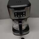 Programmable Coffee Maker 12 Cup Brew & Drip coffee machine, Fully Automatic, 1-4 Cup Setting, Stainless Steel,Keep- Warm Function, Household, Home and Office,Black