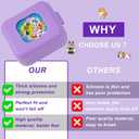 MGZNMTY Silicone Case for Bitzee Magicals Interactive Toy Digital Pet and Case, Protective Skin Cover for New Bitsy Electronic Virtual Pet (Purple)