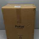 PoKat 20.25" Rustic Table Lamp Set of 2 for Bedroom Living Room Vintage Retro Traditional Nightstand Bedside Lamps Kids Room Study Room Office with Linen Shade, Suitable for Small Place (Washed White)