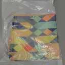 3dRose - Made in The Highlands - Art- Bright Delicate Geometric Print - Pink, Green and Peach Graphical Print - Towels (twl-304454-1) (15x22")