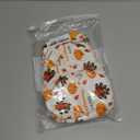 Lanyarco Fall Dog Thanksgiving Outfit Pajamas, Pumpkin Turkey Dog Clothes PJS for Pet Dogs Costume Medium Size