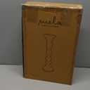 Lainon Candle Holders for Pillar Candles (Black, Set of 3) - Hand Crafted Black Metal Candle Holder Set - Metal Candle Holders Pillar for Table Centerpiece - Modern Candle Stand - 6", 9", 12"