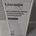 Linenspa Memory Foam Mattress Topper, Twin XL Size - 2 Inch Gel Infused Memory Foam - Plush Feel - Cooling and Pressure Relieving - CertiPUR Certified - Dorm Room Essentials