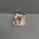 Bear Cake Toppers Mini Bear Cake Decorations Pink Letter Cake Toppers Gold Pink White Pearl Ball for Bear Theme Supplies (Pink Baby)