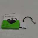 Belkin USB C to HDMI Adapter + USBC Charging Port to Charge While You Display, Supports 4K UHD Video, Passthrough Power up to 60W for Connected Devices, Compatible with MacBook, iPad, Windows