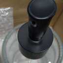 MASADI Soap Dispenser Set with Bamboo Tray, Dish and Hand Soap Lotion Dispenser Set with Wooden Pump for Kitchen and Bathroom Decor for Counter, Modern Vintage Liquid Soap Dispensers (Clear)