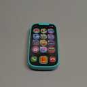 Toys for 1 Year Old Boy, 15 Functions Phone Baby Toys 6-12 Months, Baby Cell Phone 12-18 Months, Learning Toys for Toddlers 1-3, Easter Basket Stuffers - Cyan