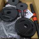 Adjustable Dumbbell Set,  Free Weight Set with Connector, 5 in1 Dumbbells Set Used as Barbell, Kettlebells, Push up Stand,Weight Plate, Fitness Exercises for Home Gym Suitable Men/Women Color: 20LBS(10LB PAIR)