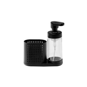 Madesmart Foaming Soap Station, Sinkwear Collection, Ventilated Compartment, Eco-Friendly, Ergonomically Designed, Soft-Grip Base, Small, Carbon Madesmart Foaming Soap Station, Sinkwear Collection, Ventilated Compartment, Eco-Friendly, Ergonomically Designed, Soft-Grip Base, Small, Carbon