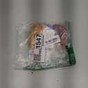 4.5Inch Large Rainbow Stringy Ball Silicone Bouncing Fluffy Jugging Ball,Monkey Stress Ball (Rainbow)