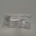 Amyhill Plastic Closet Pole Socket White Closet Rod Holders Rod Bracket Shower Holders Wardrobe Tube Support for Bathroom Curtain Clothing Store, 1-3/8 Inch(8 Pcs)