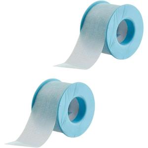 Silicone Surgical Tape 1" x 5yd (2 Rolls) | Micropore, Medical Tape for Skin,Dressings,Face,Wound Care| First Aid Bandage Tape for Sensitive Skin