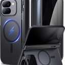 TONGATE Magnetic for Pixel 10 Pro Fold Case with Privacy Screen Protector, [Compatible with MagSafe] [Built in Kickstand & Hinge Cover] Rugged Phone Case for Google Pixel 10 Pro Fold 2025 8", Black