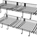 Garage Wall Shelf, Wall Mounted Storage Shelves, Heavy Duty Metal Shelves for Room Wall, Floating Shelves Mesh Storage Rack for Garage, Office, Basement,Wall Cabinet and Kitchen