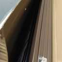 ZJSF Freestanding Dog Fence Indoor, Foldable Dog Gate for Doorways, Stairs or Hallways, Sturdy Wood Extra Wide Pet Gate with Support Feet for The House, Brown, 32 "Height-4 Panels