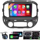 8 Core 4G 64G Car Radio Stereo for Chevy Colorado GMC Canyon 2015-2019 with DSP/36EQ Wireless Carplay Android Auto 9inch 1280X720P IPS Touch Screen Canbus BT 5.0 GPS WiFi Mirror Link Backup Camera