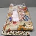 3x5 Washable Area Rugs for Bedroom: Small Entryway Rug with Non Slip Backing Low Pile Soft Faux Wool Distressed Vintage Floral Throw Rugs for Living Room Kitchen Office Dorm Nursery Entrance Enytry