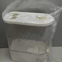 Sooyee Clear Rice Dispenser, Large Cereal Dispenser with Lid Time Scale, Measuring Cylinder Moisture Proof Airtight Food Dispenser Bucket for Rice, Corn,Coffee Bean,Grain,Soybean & Oatmeal (22 Lbs)