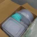 40 Piece Food Storage Containers with Lids(20 Containers & 20 Lids), BPA-Free Plastic Food Containers for Kitchen Storage and Organization, Leak Proof Meal Prep Container, Includes Labels & Pen