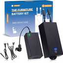 5000mAh Universal Battery Pack for Reclining Furniture, Rechargeable Wireless Power Supply Fits Furniture with 2-Pin Connection, Batteries for Electric Sofas, Couch, Power Recliner Chair