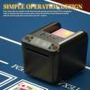 Automatic Card Dealer, 360 Rotating Card Dealer Machine for UNO Casino Games 3 Decks Card Dealer, Blackjack Table Poker Accessories, Rechargeable Automatic Card Dispenser for Playing Cards
