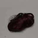 CJL HAIR Claw Clip Short Ponytail Hair Extensions DIY Bendable Metals Messy Bun Hair Piece for Wonen Wavy Curly Synthetic Fake Hairpieces Wine Red