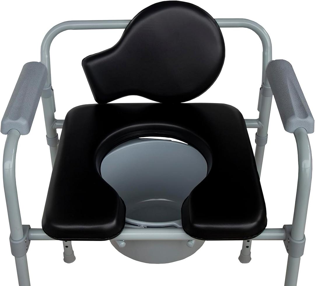 Commode Seat Cushion, Super Soft Sponge Padded Commode Chair Seat Pad for Elderly/Handicapped/Disabled, Shower Wheelchairs, Toilet Chairs